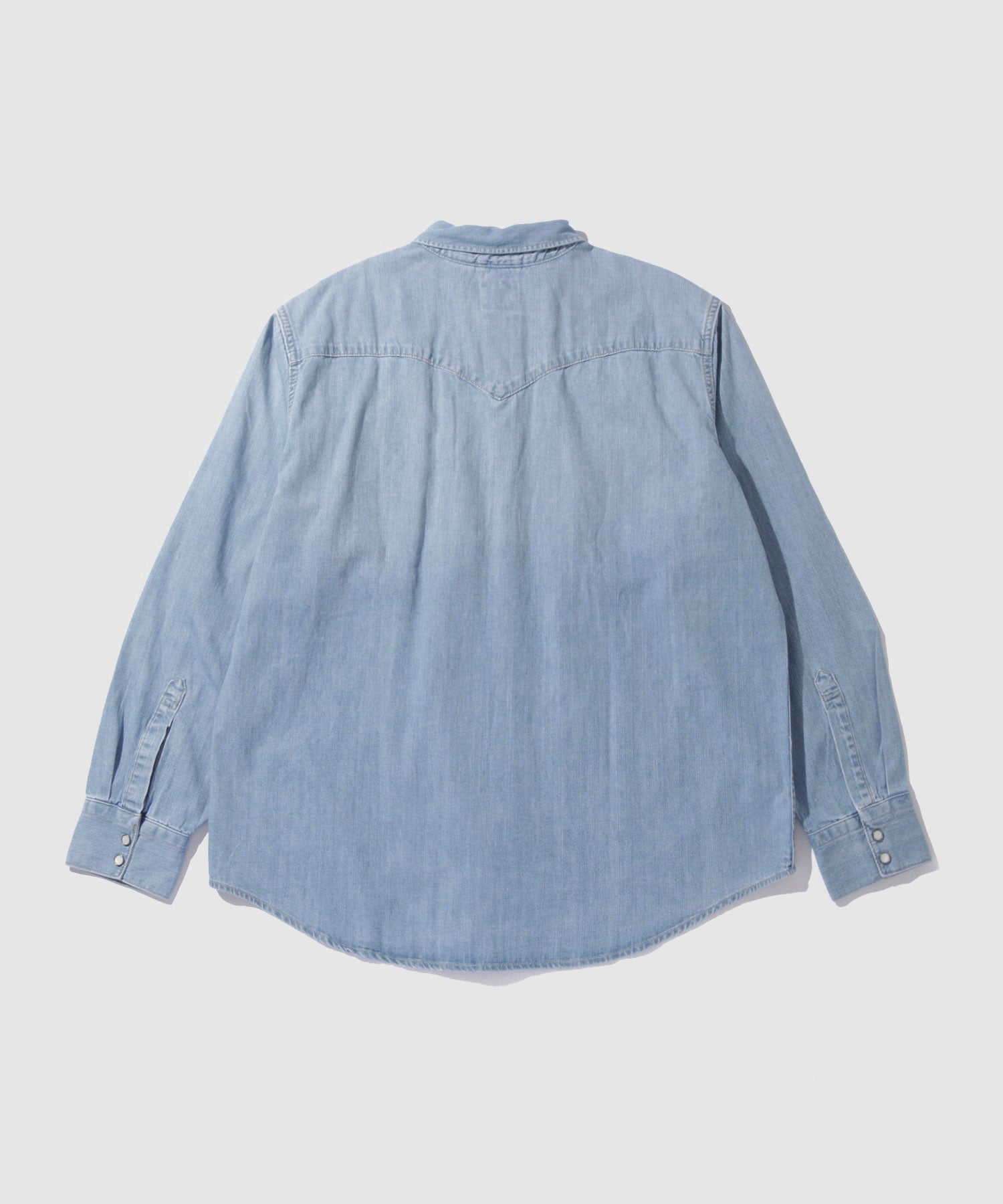 マックハウス Mac-House WESTERN SHIRTS ウエスタンデニムシャツ (ライトブルー) ライトブルー