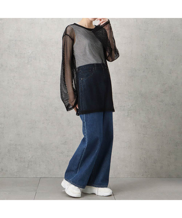 Mac-House NAVY navy Mesh Ensemble 115726129