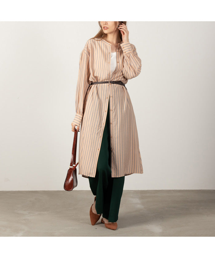 マックハウス Mac-House オードリーシャツワンピース 132ー4476