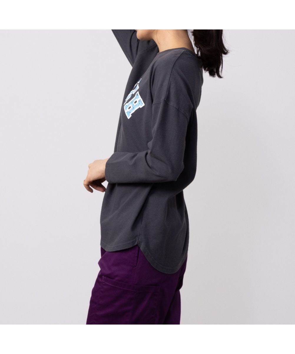 マックハウス Mac-House GOOD CREW グッド クルー フロストプリント長袖Tシャツ EGC240001