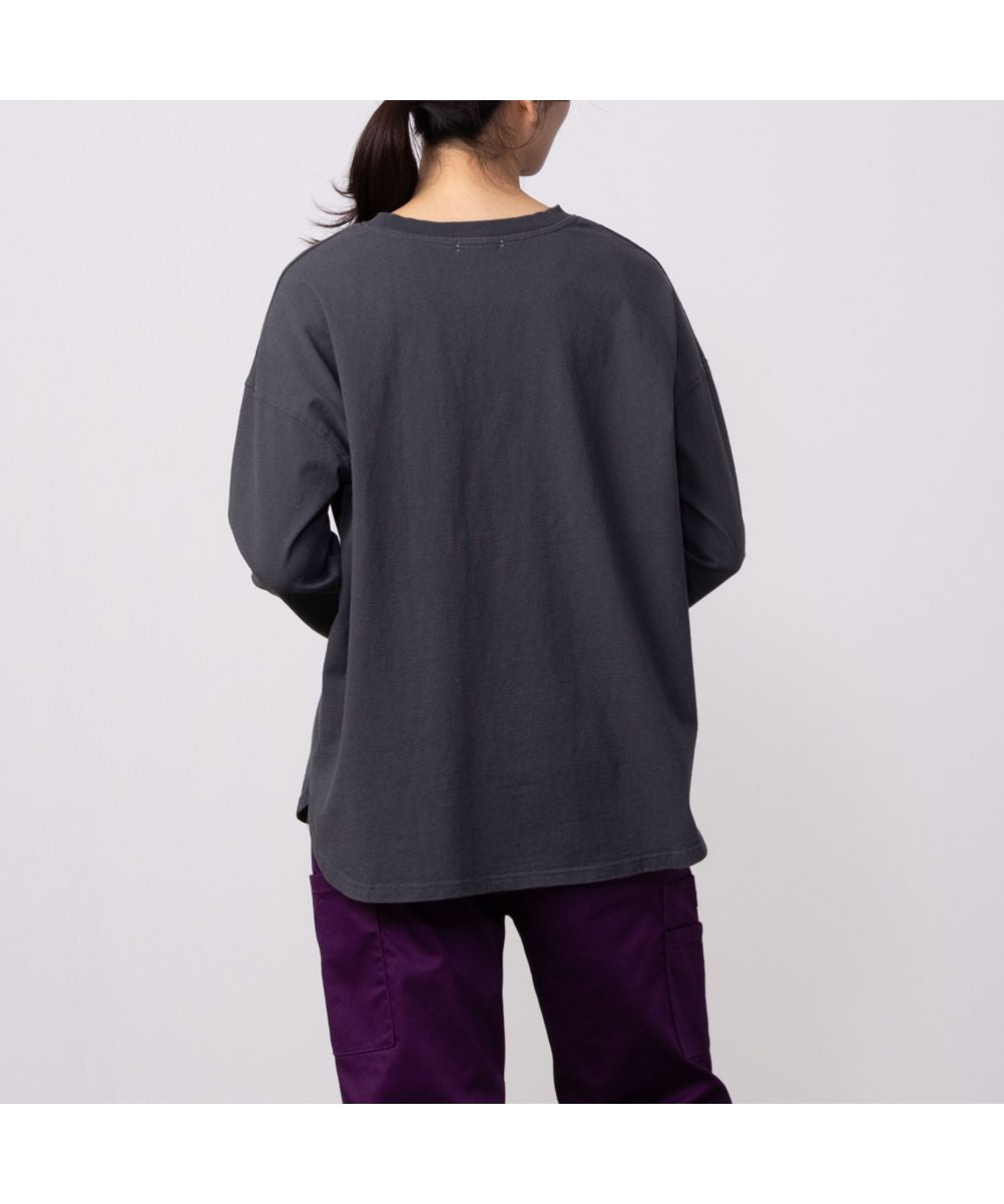 マックハウス Mac-House GOOD CREW グッド クルー フロストプリント長袖Tシャツ EGC240001