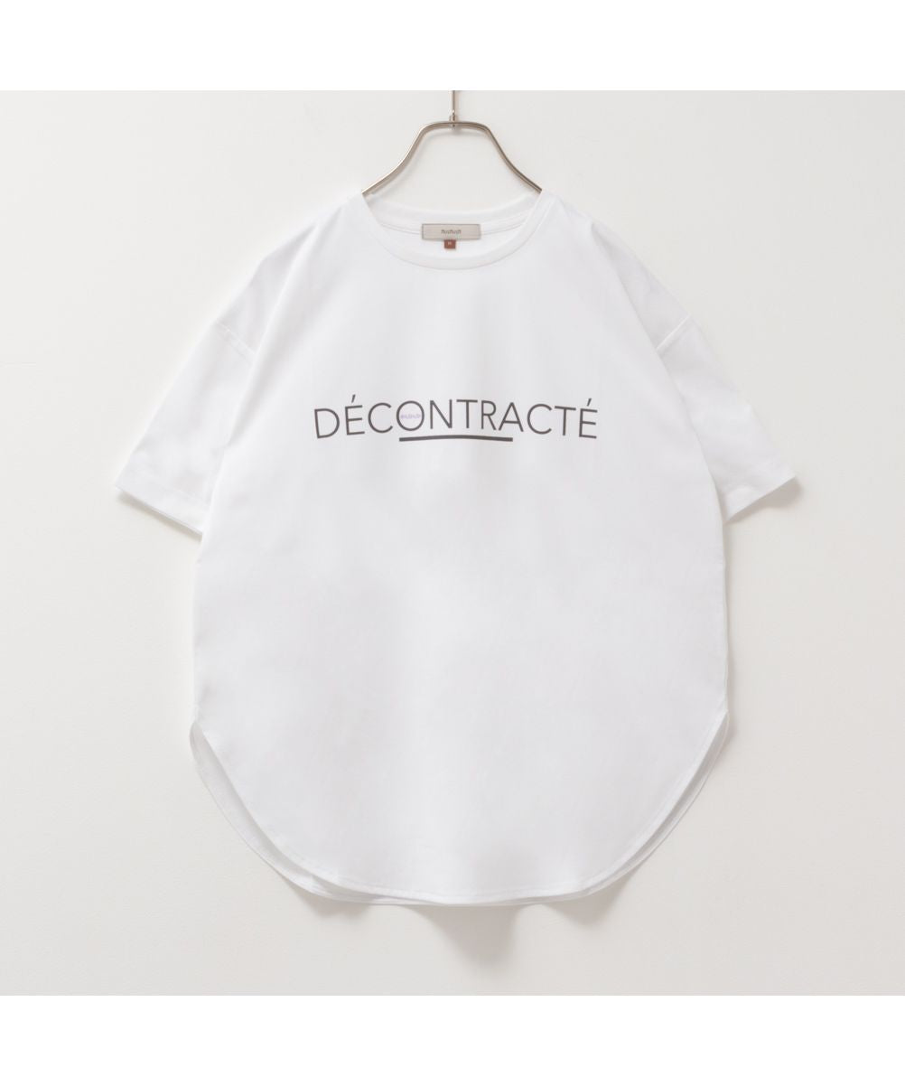 マックハウス Mac-House HusHusH ハッシュアッシュ テックコットンプリントTシャツ P42ー18404 (ブラック) ブラック