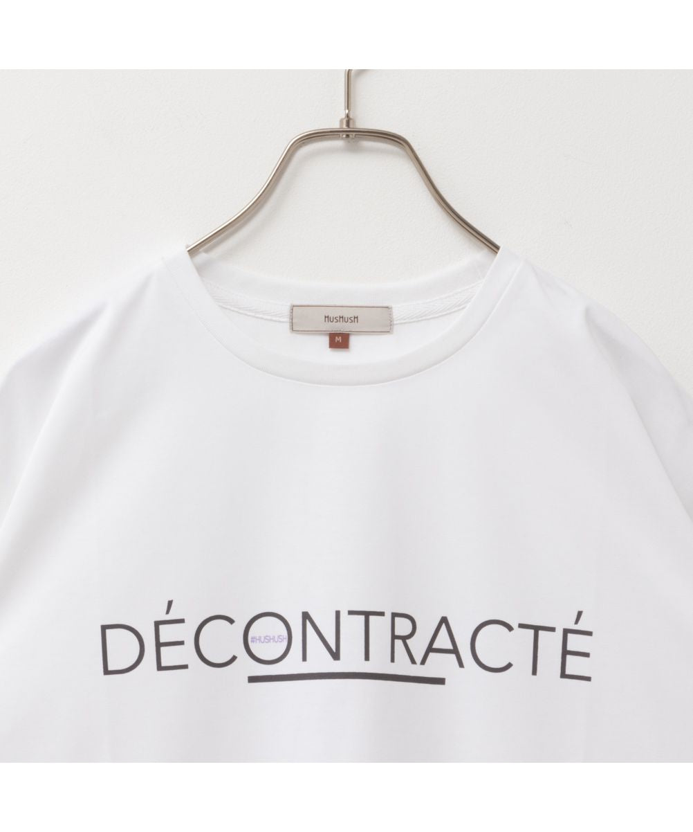 マックハウス Mac-House HusHusH ハッシュアッシュ テックコットンプリントTシャツ P42ー18404 (ブラック) ブラック