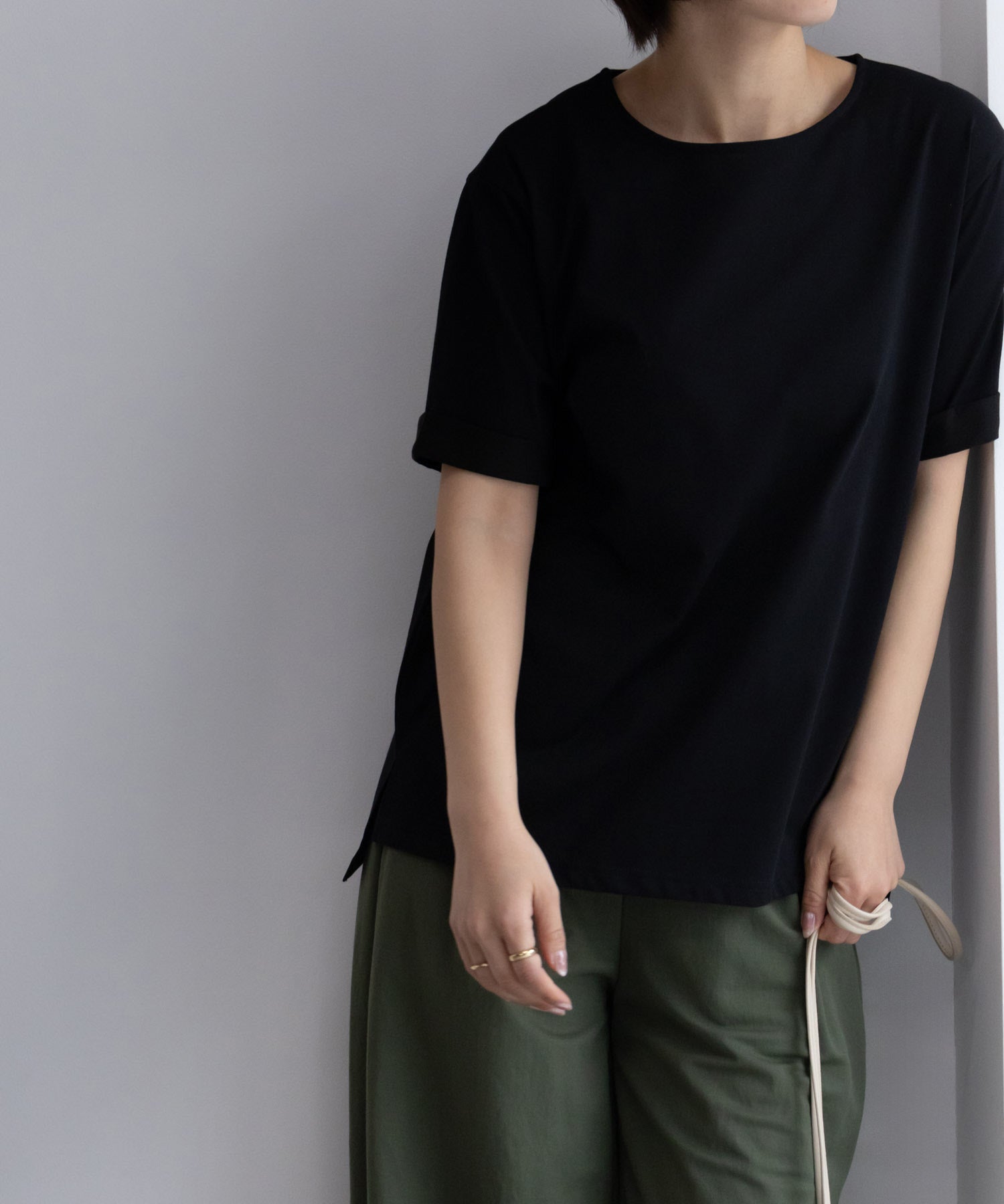 マックハウス Mac-House SARARI サラリ NAVY クール&UVカットTシャツ 115426760 (ベージュ) ベージュ