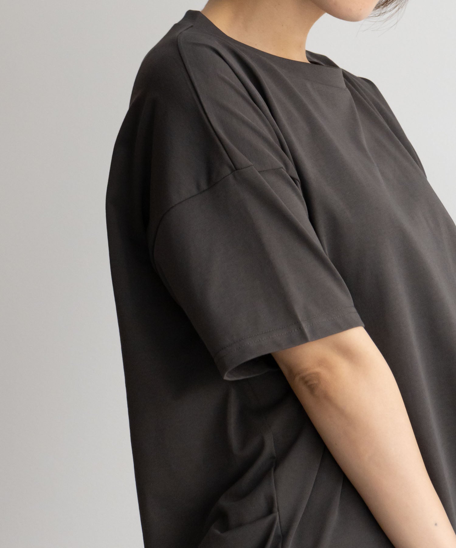 マックハウス Mac-House SARARI サラリ NAVY クール&UVチュニックTシャツ 115426759 (ベージュ) ベージュ