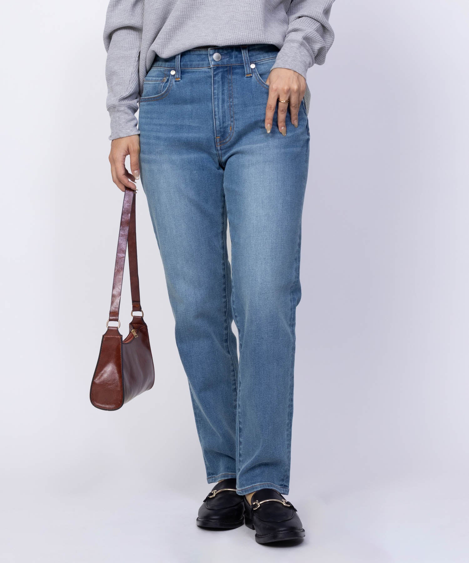 麥克豪斯 Mac-House NAVY 藏青色 每天都想穿的牛仔褲「我的牛仔褲」 鉛筆褲 NVーNーW010