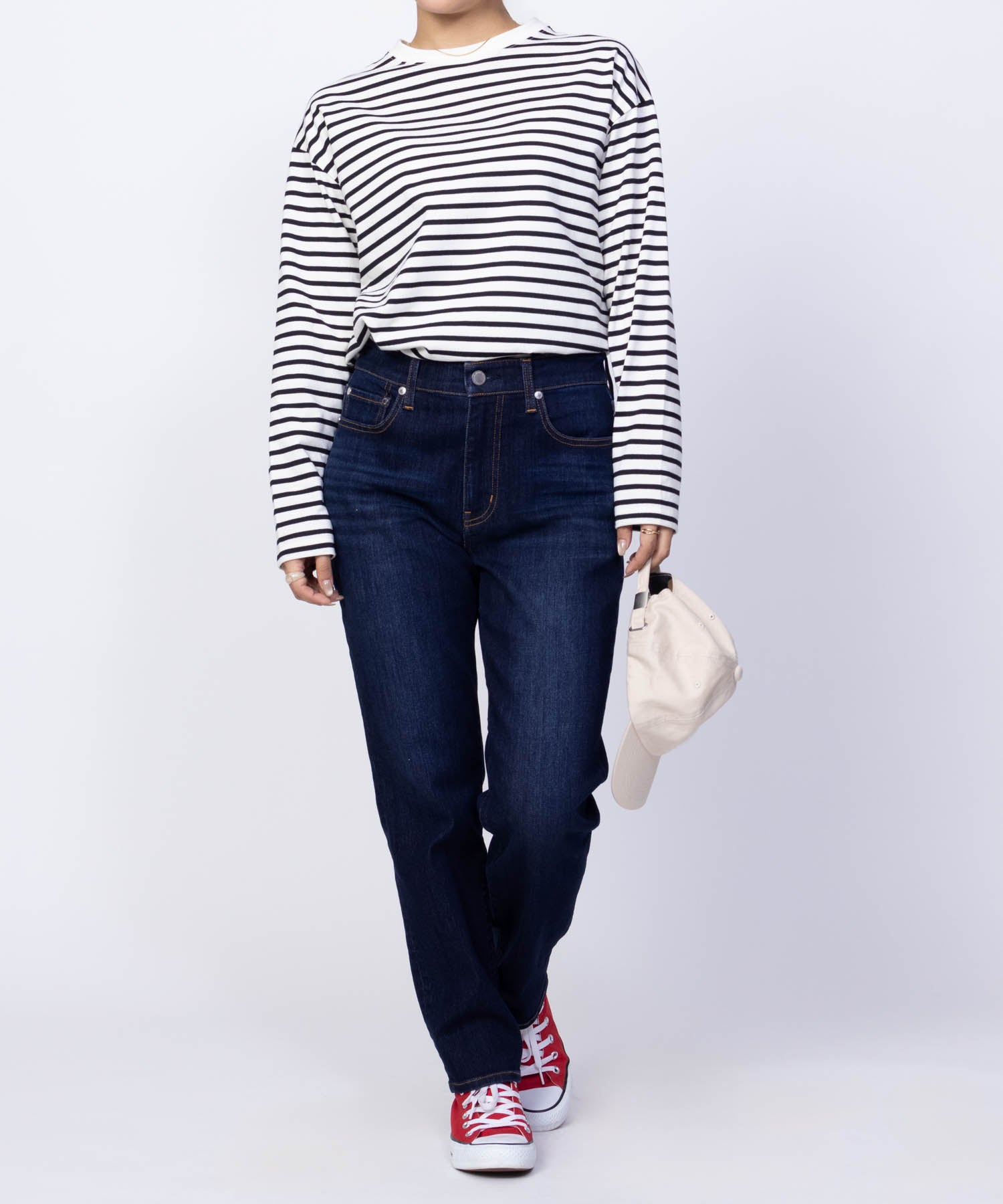 麥克豪斯 Mac-House NAVY 藏青色 每天都想穿的牛仔褲「我的牛仔褲」 鉛筆褲 NVーNーW010