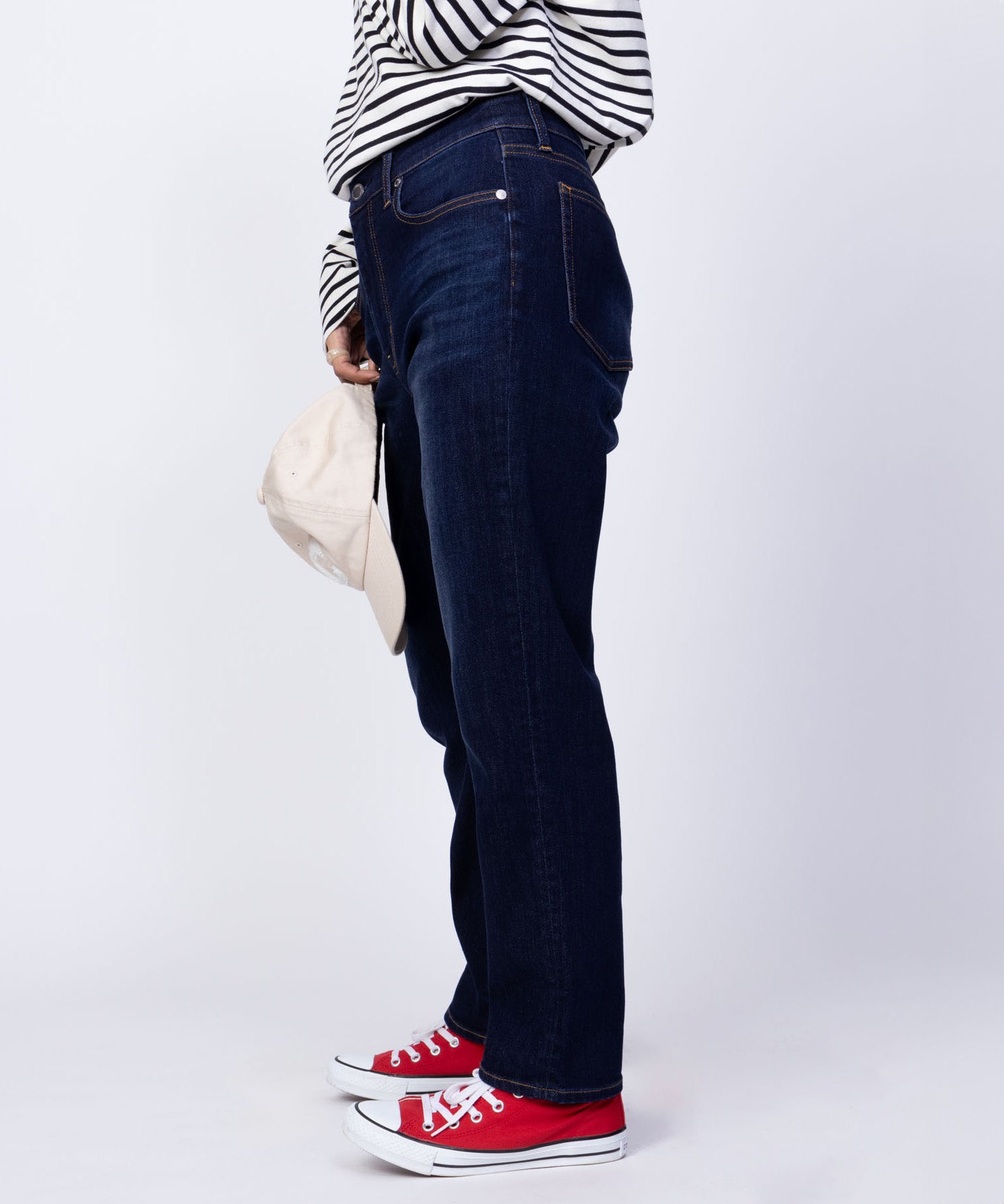 麥克豪斯 Mac-House NAVY 藏青色 每天都想穿的牛仔褲「我的牛仔褲」 鉛筆褲 NVーNーW010