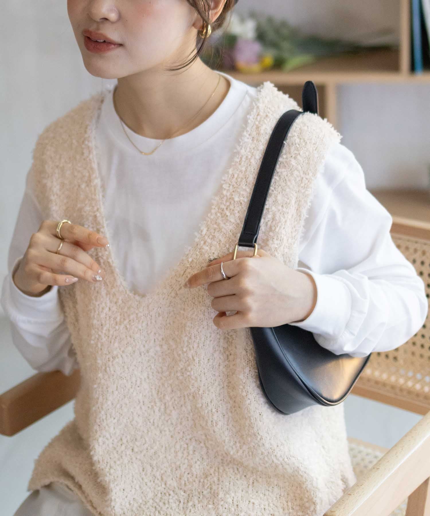 マックハウス Mac-House nAvy 時短 テープニットアンサンブル