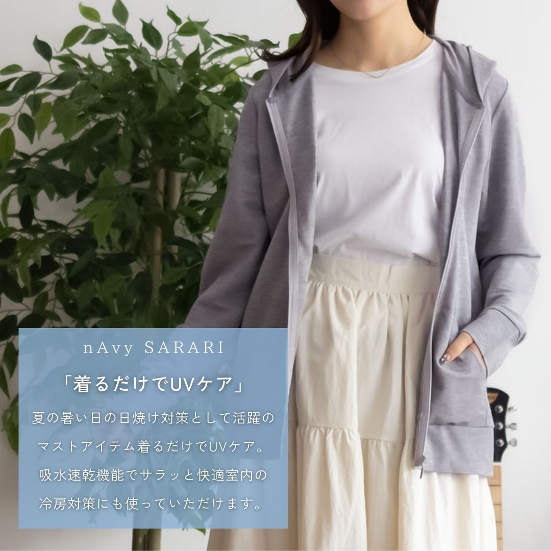 マックハウス Mac-House nAvy UVパーカー (ブラック) ブラック