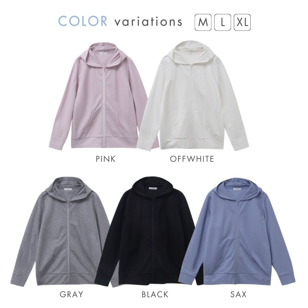 マックハウス Mac-House nAvy UVパーカー (ブラック) ブラック