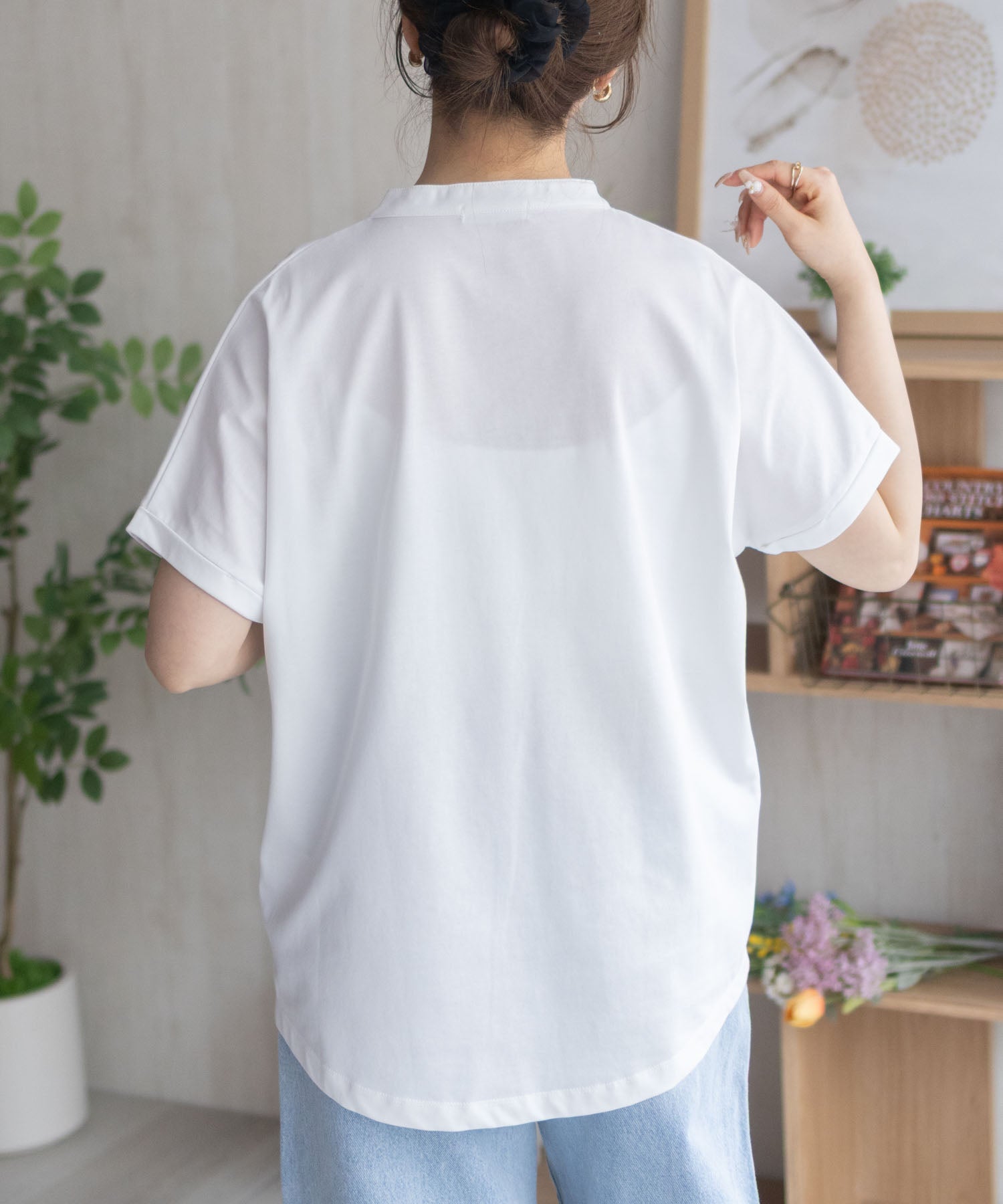 マックハウス Mac-House nAvy スキッパープルオーバー (モカ) モカ