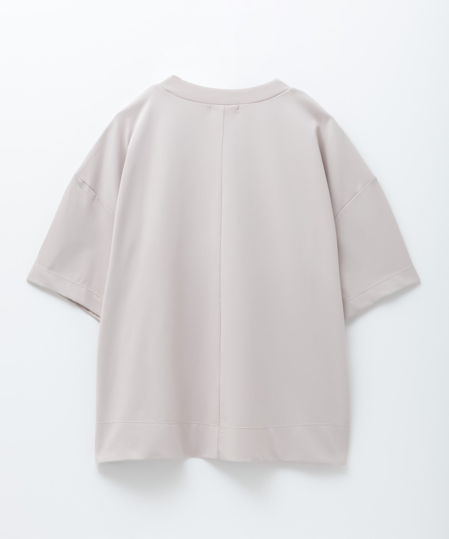 マックハウス Mac-House nAvy エブリーT 汗じみ軽減 プチハイネックTシャツ (ベージュ) ベージュ