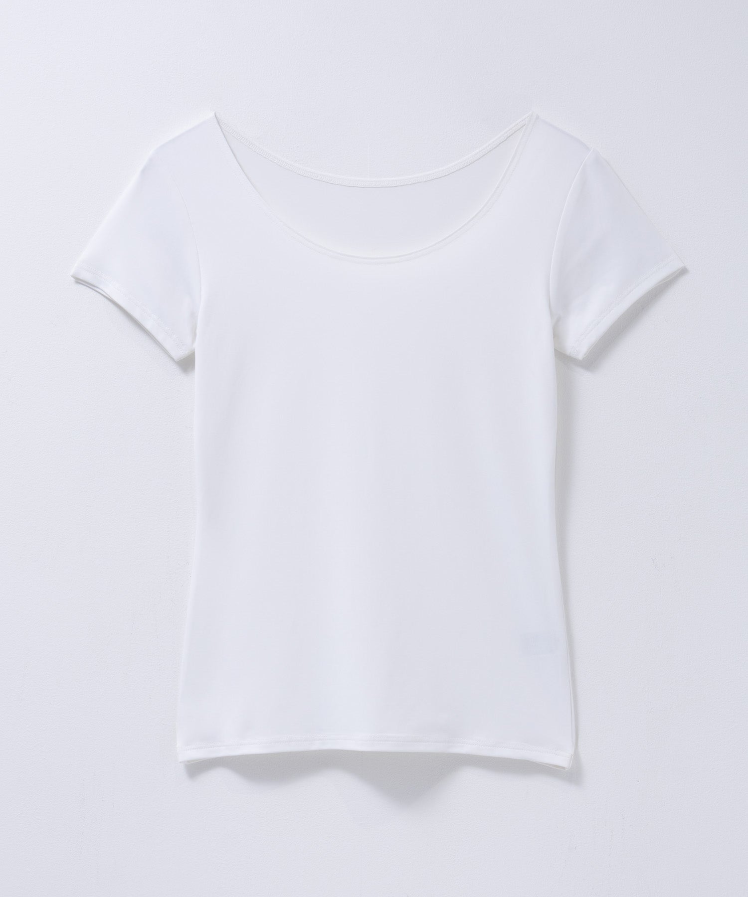 マックハウス Mac-House nAvy SARARI W冷感Tシャツ (ホワイト) ホワイト