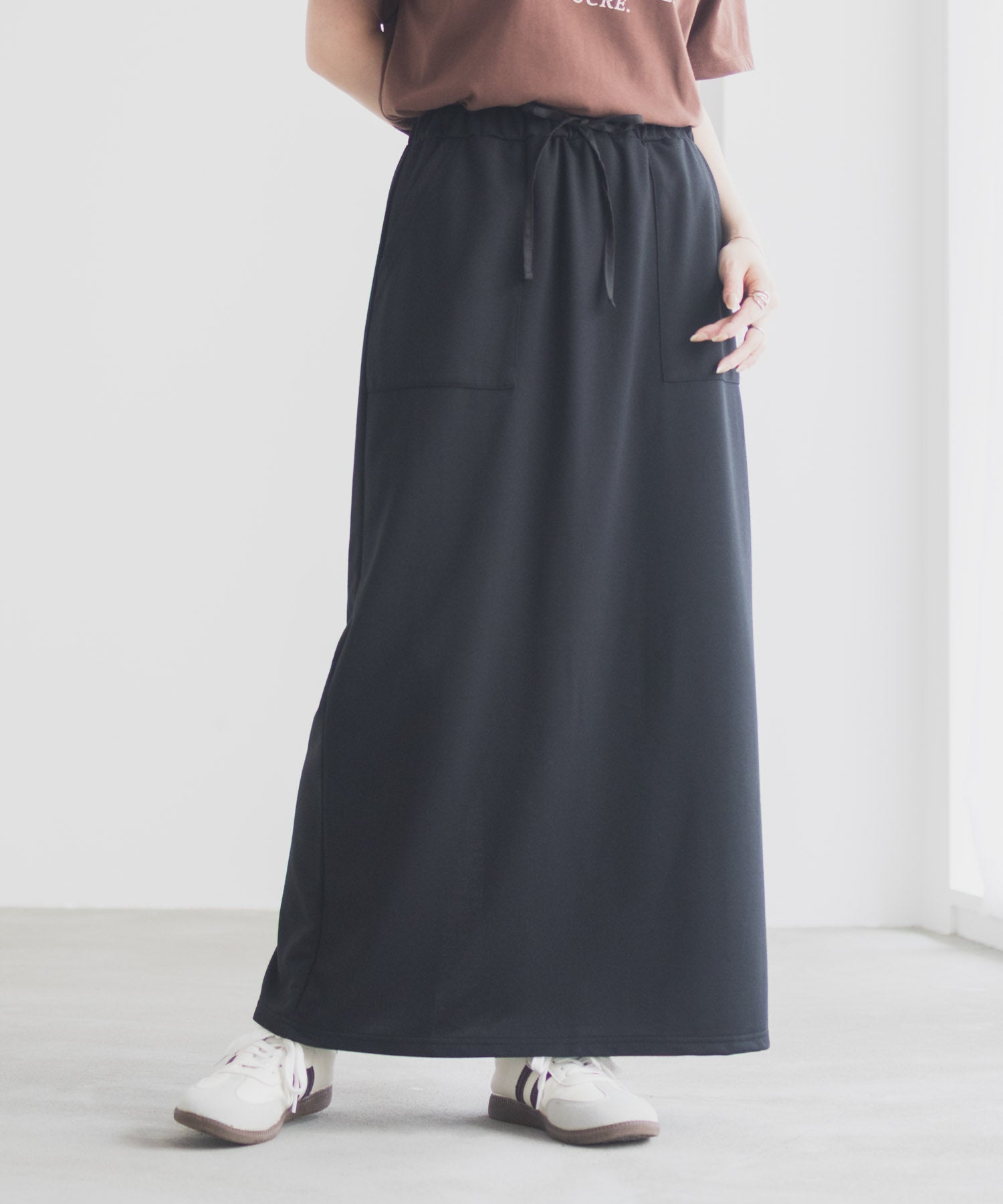 マックハウス Mac-House スウェットナロースカート (グレー) グレー