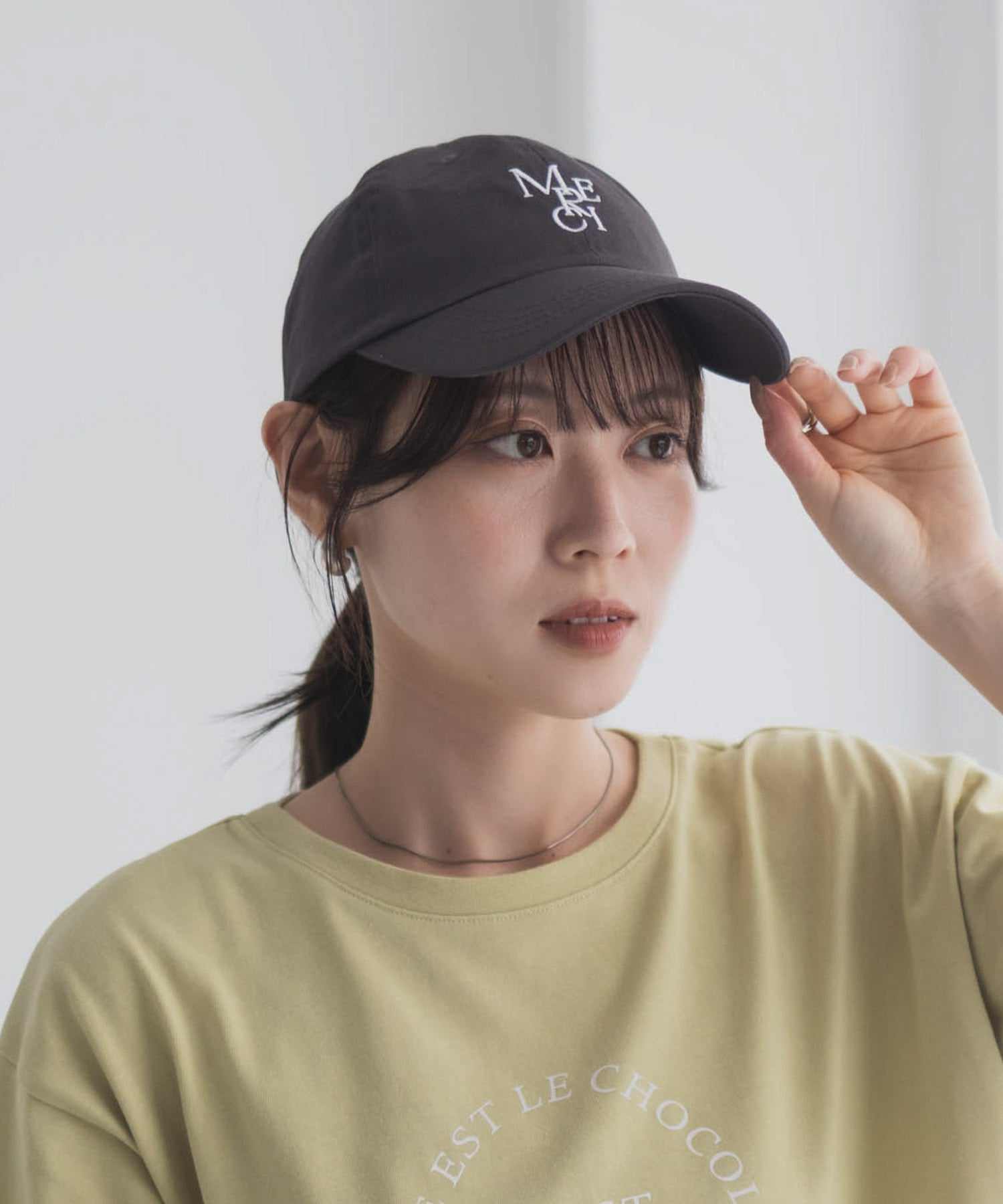 マックハウス Mac-House MERCIキャップ (ベージュ) ベージュ