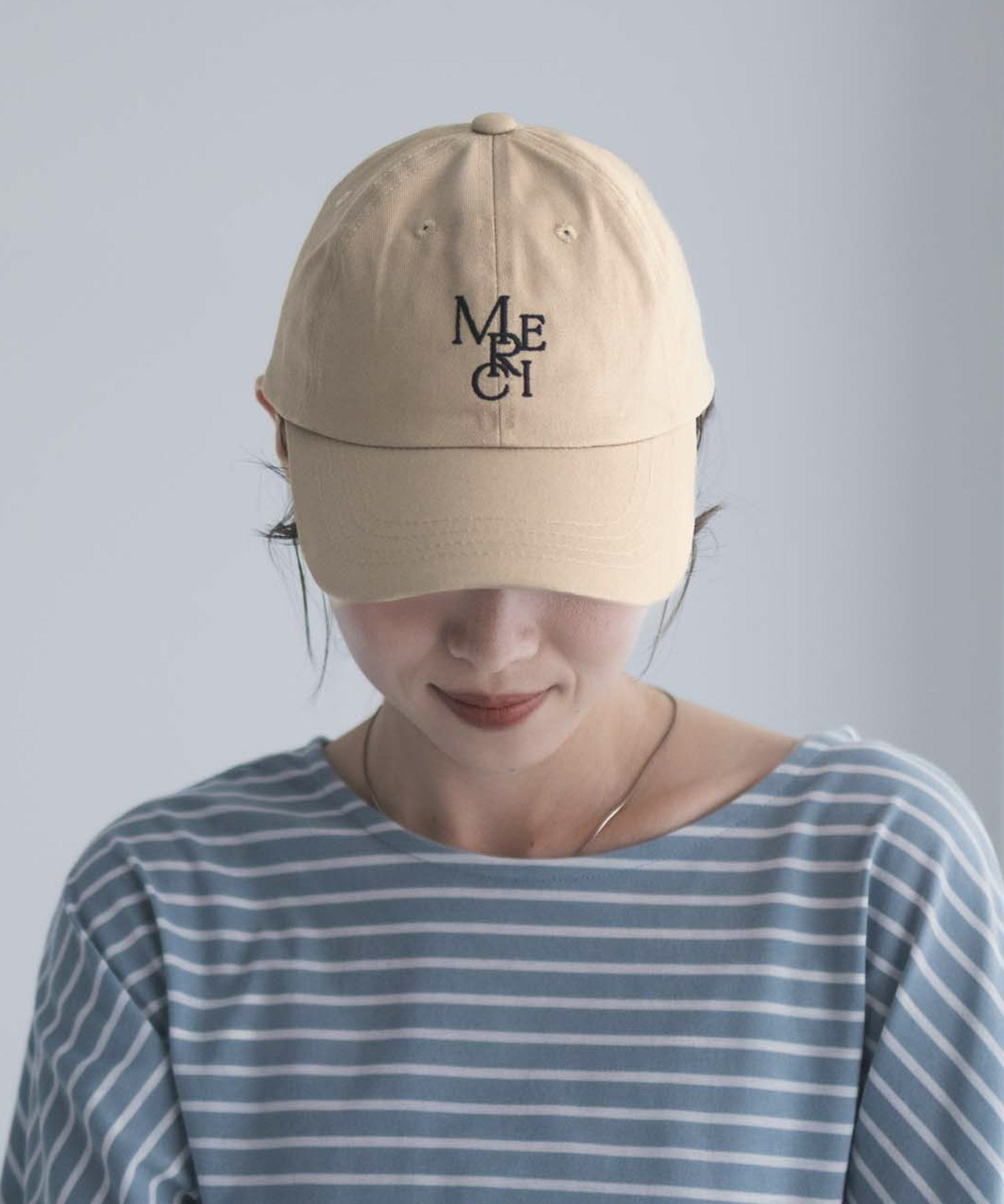 マックハウス Mac-House MERCIキャップ (ベージュ) ベージュ