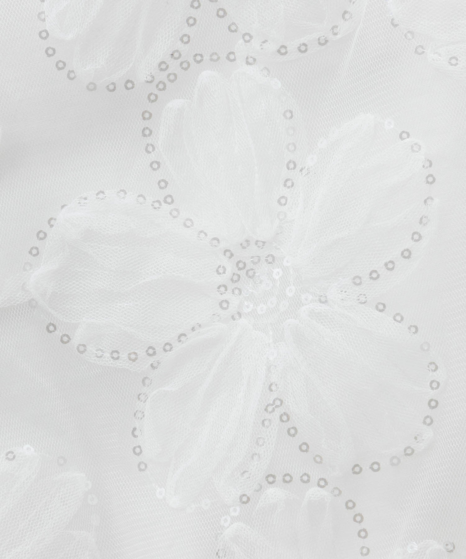 マックハウス Mac-House フラワーチュールハーフスリーブカーディガン (オフホワイト) オフホワイト