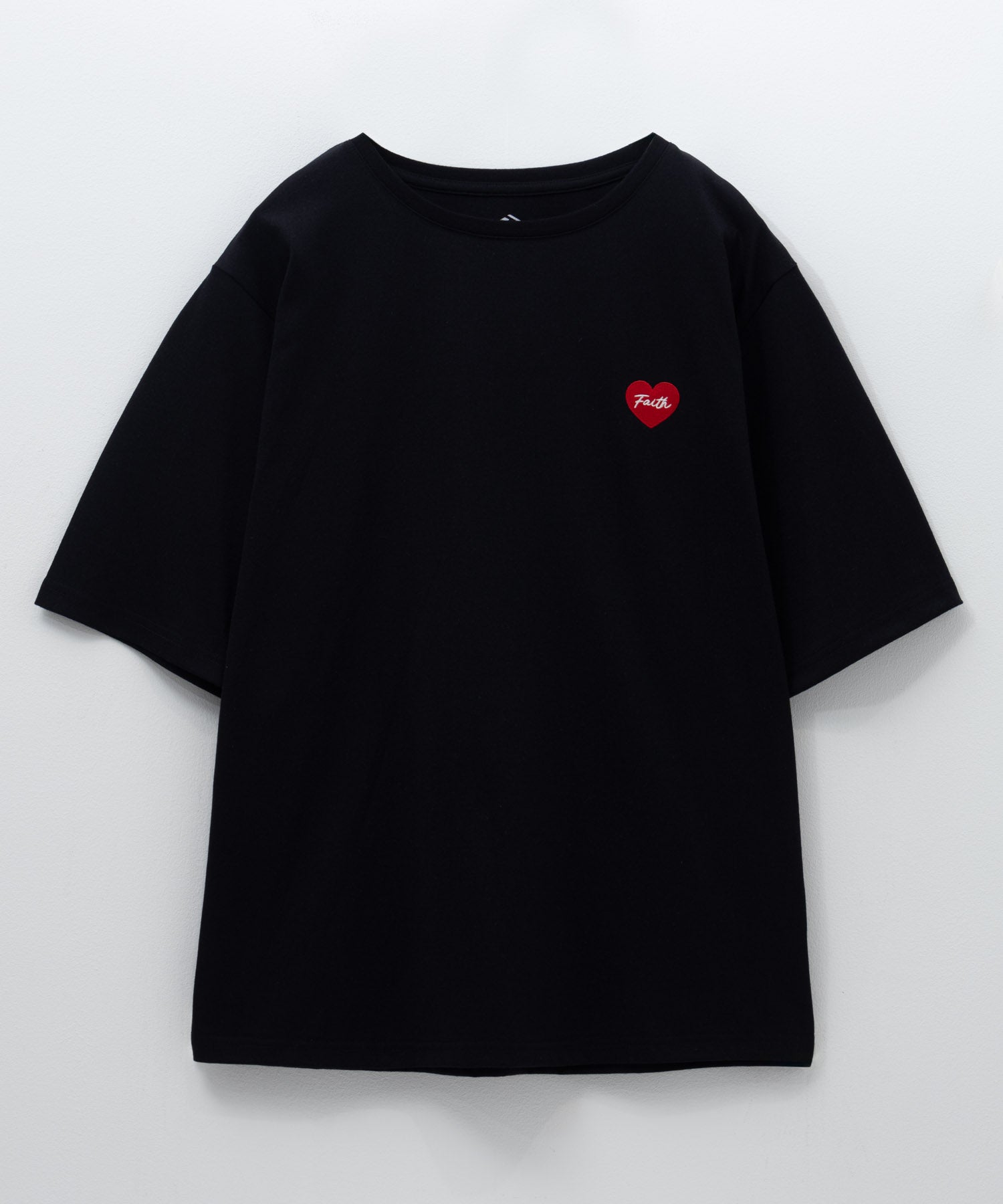 マックハウス Mac-House ハート刺繍Tシャツ (ホワイト) ホワイト