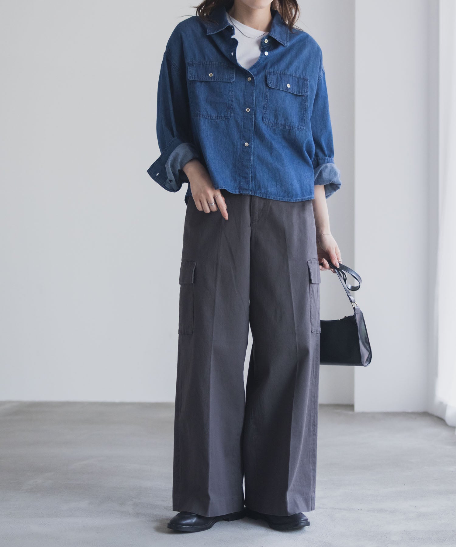 マックハウス Mac-House nAvy カーゴチノパンツ (カーキ) カーキ