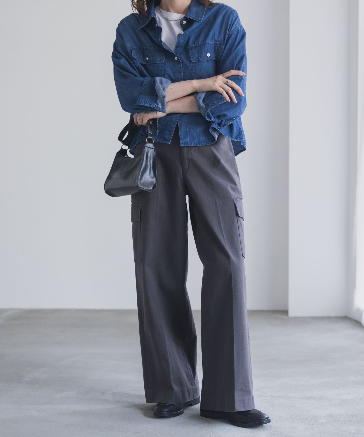 マックハウス Mac-House nAvy カーゴチノパンツ (カーキ) カーキ