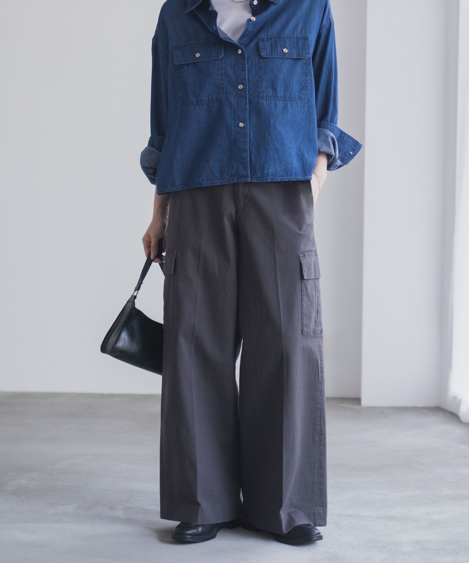 マックハウス Mac-House nAvy カーゴチノパンツ (カーキ) カーキ