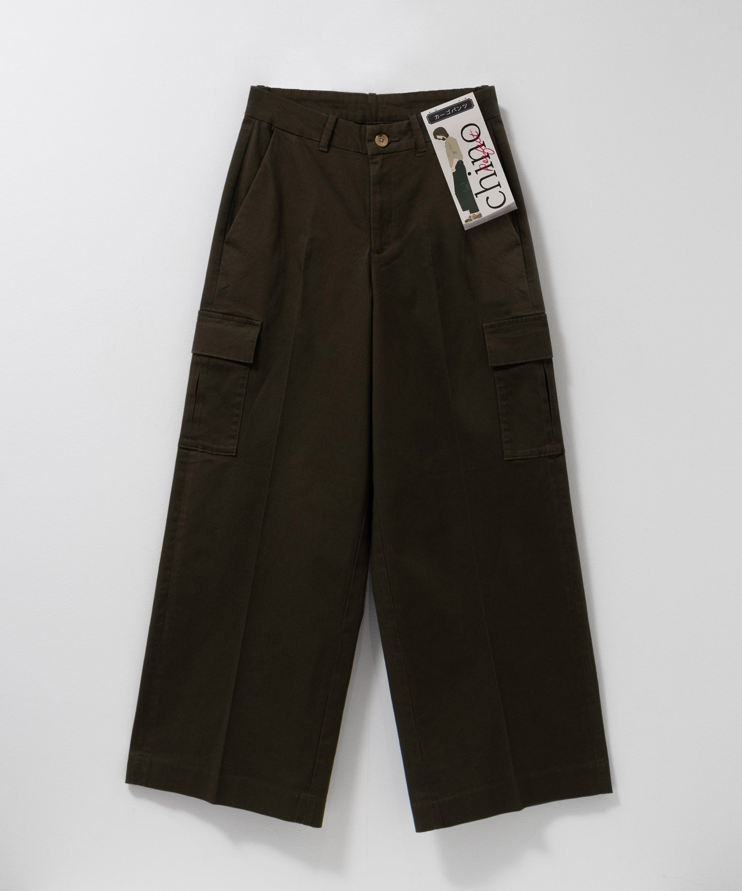 マックハウス Mac-House nAvy カーゴチノパンツ (カーキ) カーキ