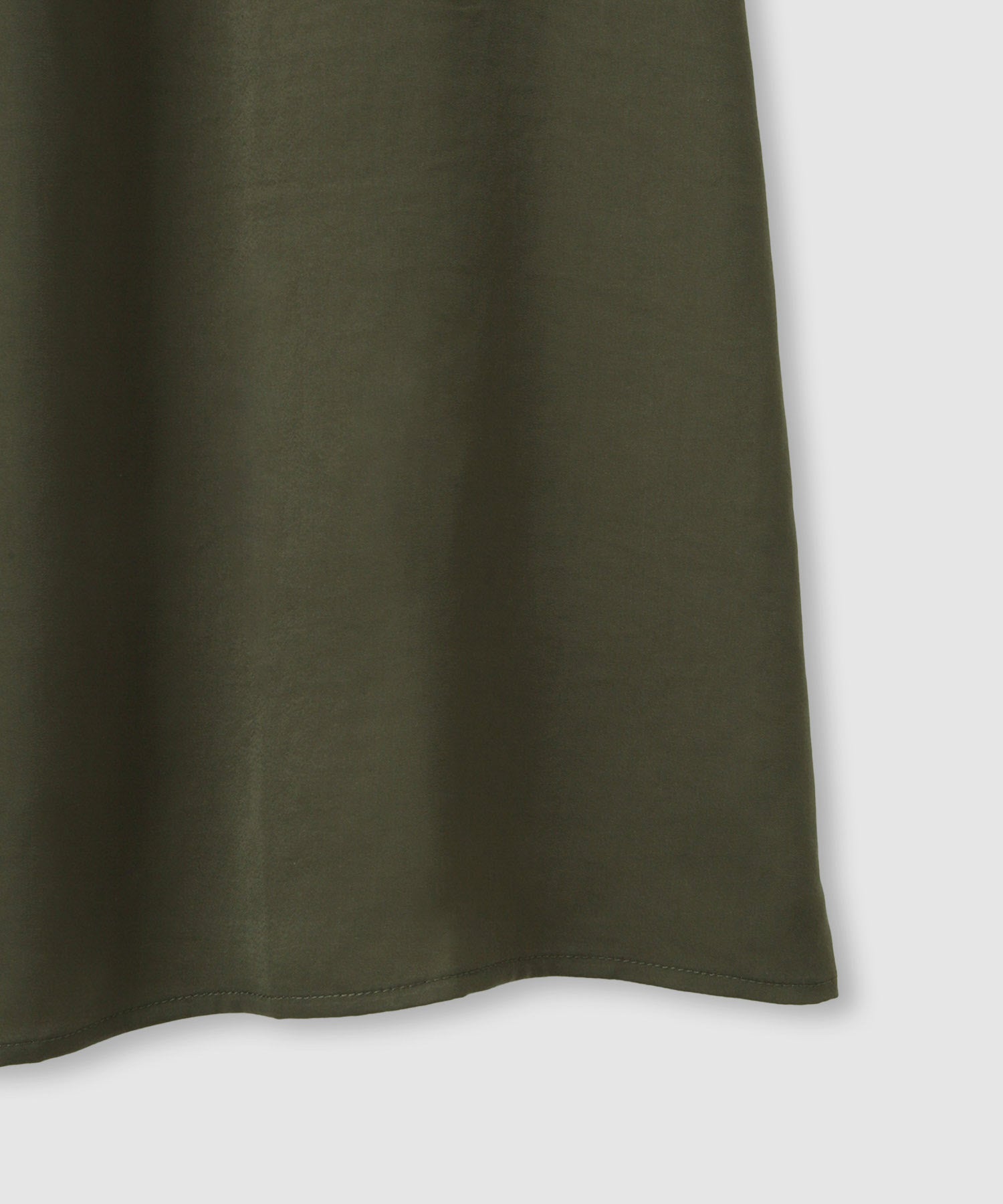 マックハウス Mac-House サテンナロースカート (ブラック) ブラック