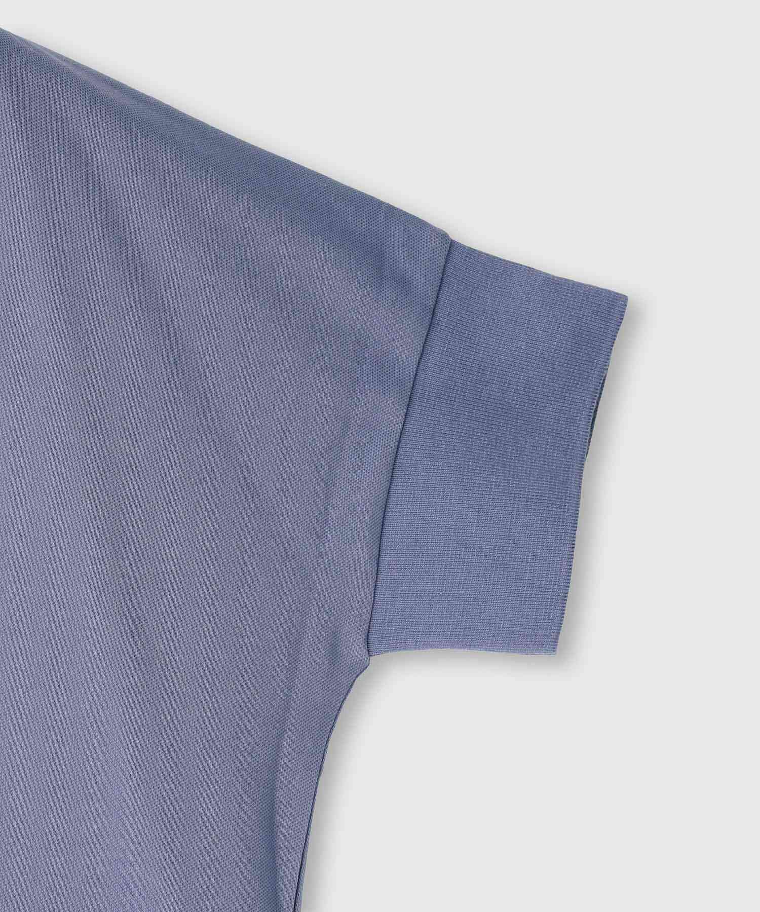 マックハウス Mac-House ドルマン鹿の子ポロシャツ (ブラック) ブラック