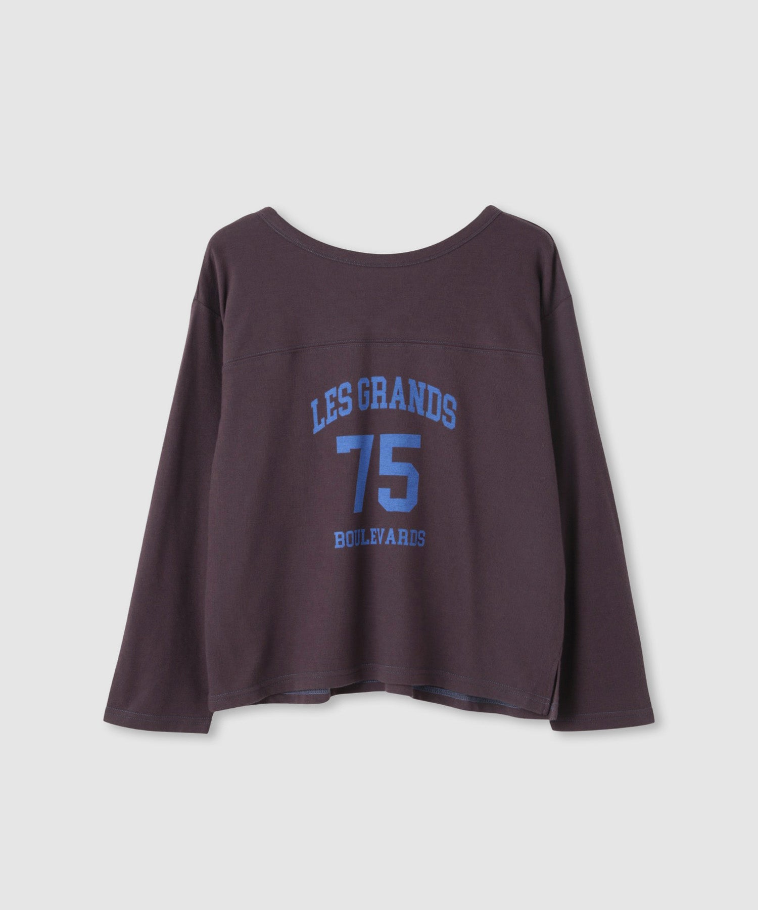 マックハウス Mac-House 2WAYフットボールロゴTシャツ (ボルドー) ボルドー