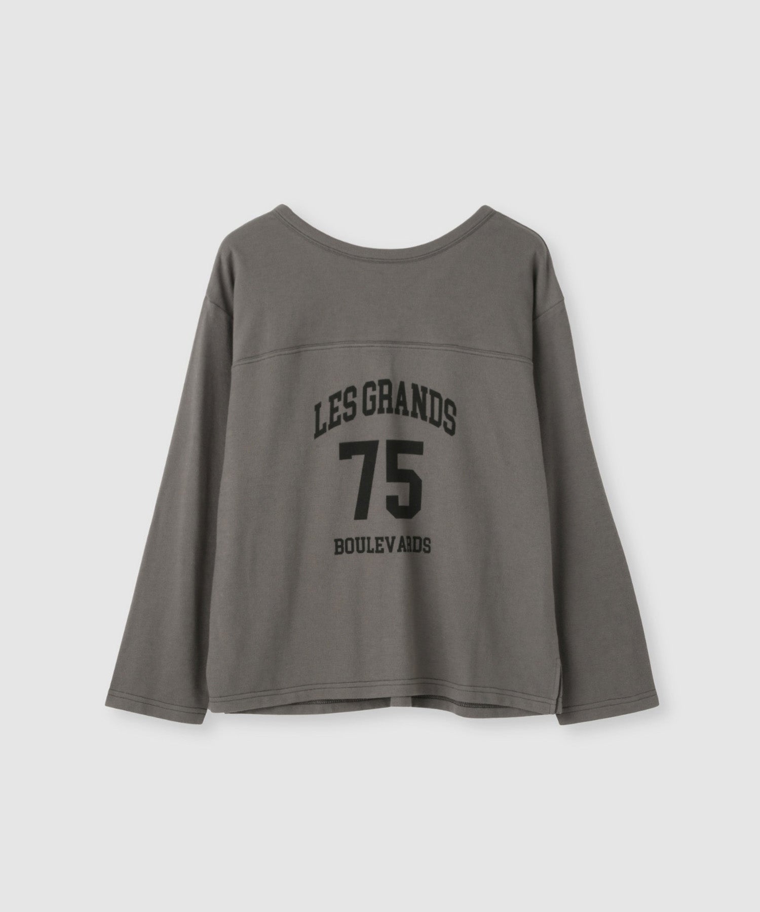 マックハウス Mac-House 2WAYフットボールロゴTシャツ (ボルドー) ボルドー