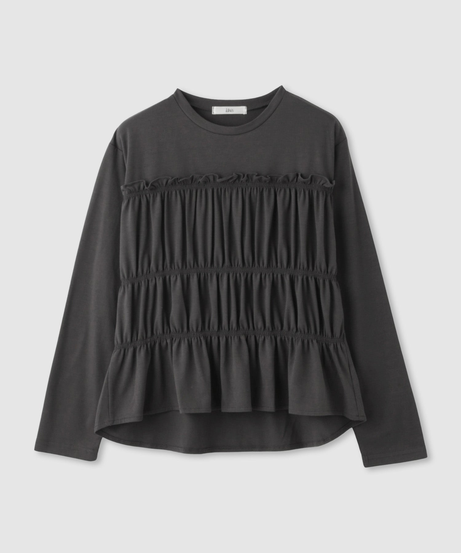 マックハウス Mac-House シャーリングギャザープルオーバー (グレー) グレー