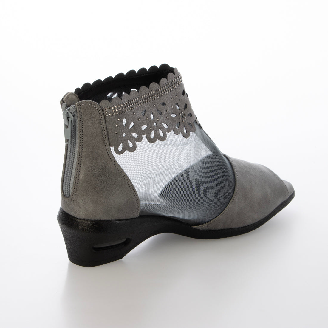 マリカ MARIKA 4Eきらめきチュール使いサマーブーツ (グレー) グレー