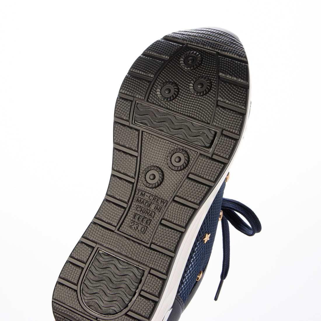 マリカ MARIKA 4E星モチーフ付サイドメッシュスニーカー (ネイビー) ネイビー