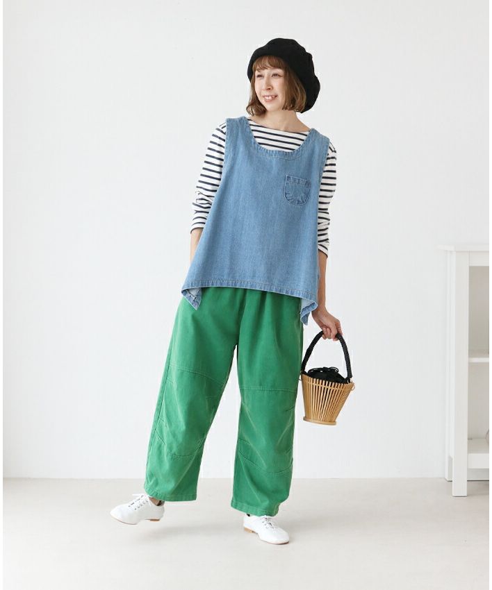 サンポクシェル sanpo kuschel 安心感ある着心地 色デニム