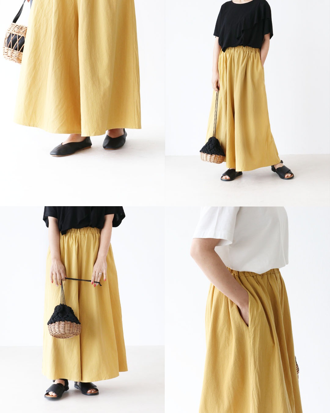 サンポクシェル sanpo kuschel 窮屈苦手さんに贈る一本パンツ (マスタード) マスタード