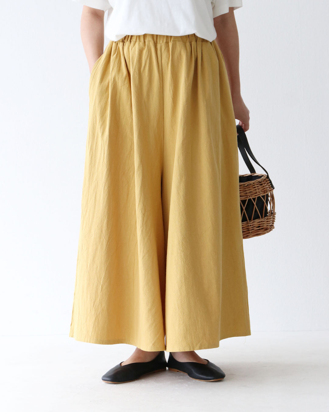 サンポクシェル sanpo kuschel 窮屈苦手さんに贈る一本パンツ (マスタード) マスタード