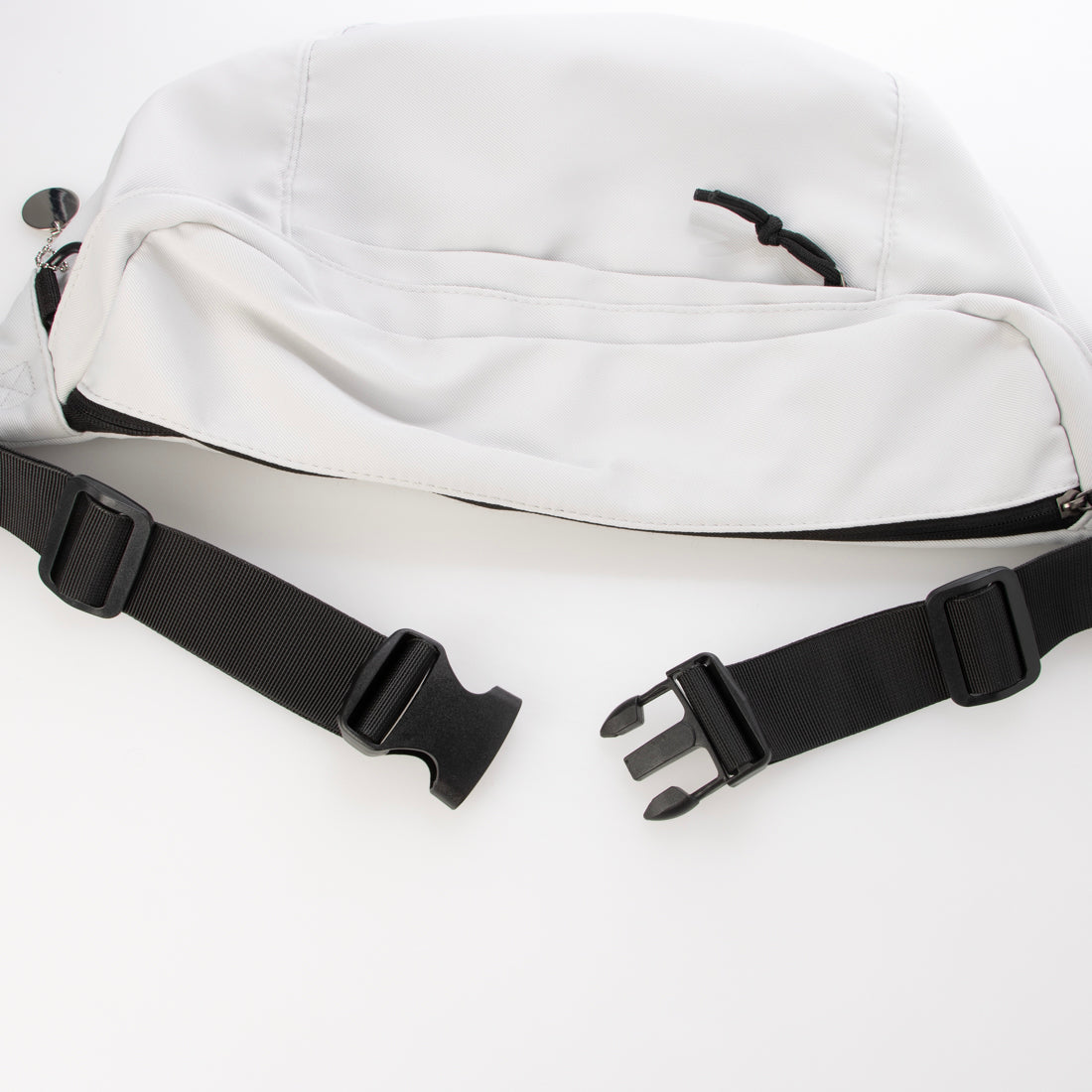モーヴ mauve ボディバッグ 2室構造 斜め掛け ショルダー カジュアル ユニセックス 軽量 (ホワイト) ホワイト