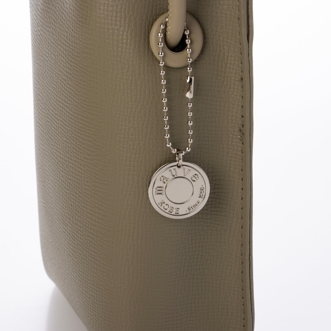 モーヴ mauve おしゃれなフォルムのスマホショルダー (カーキ) カーキ