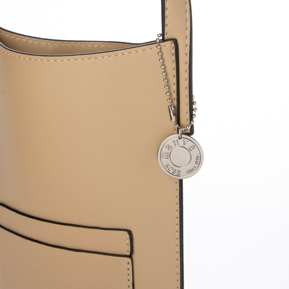 モーヴ mauve スマホショルダー スマートスリム ミニショルダー (ベージュ) ベージュ