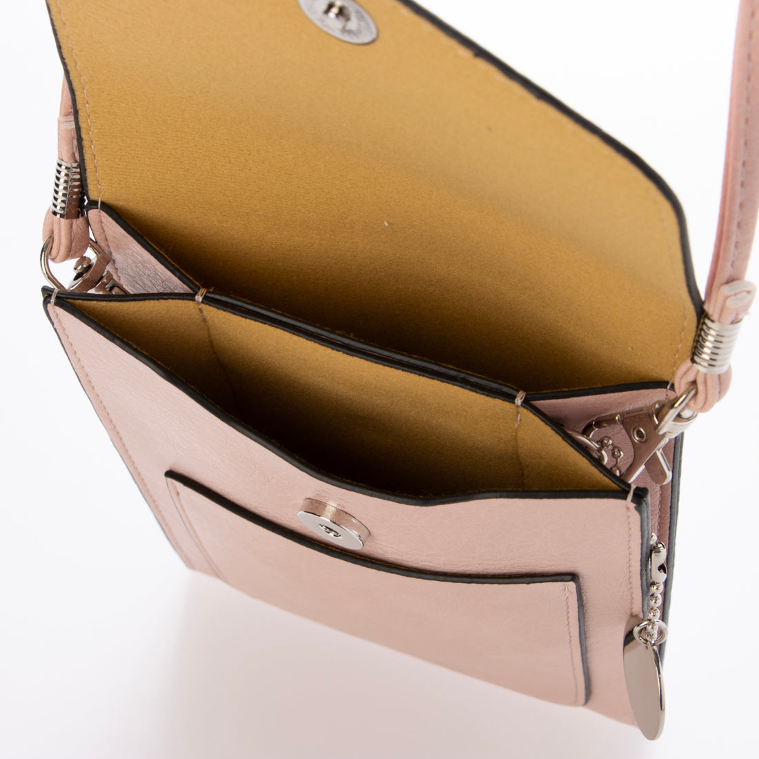 モーヴ mauve フラップデザインスマホショルダー (ピンク) ピンク