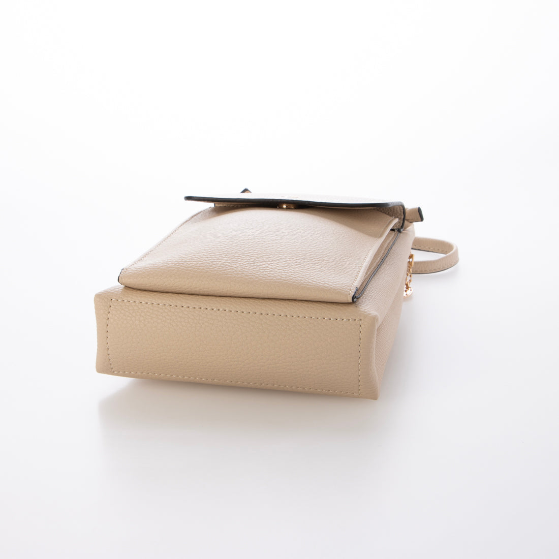 モーヴ mauve スマホショルダー 外ポケット付き ミニショルダー (ベージュ) ベージュ
