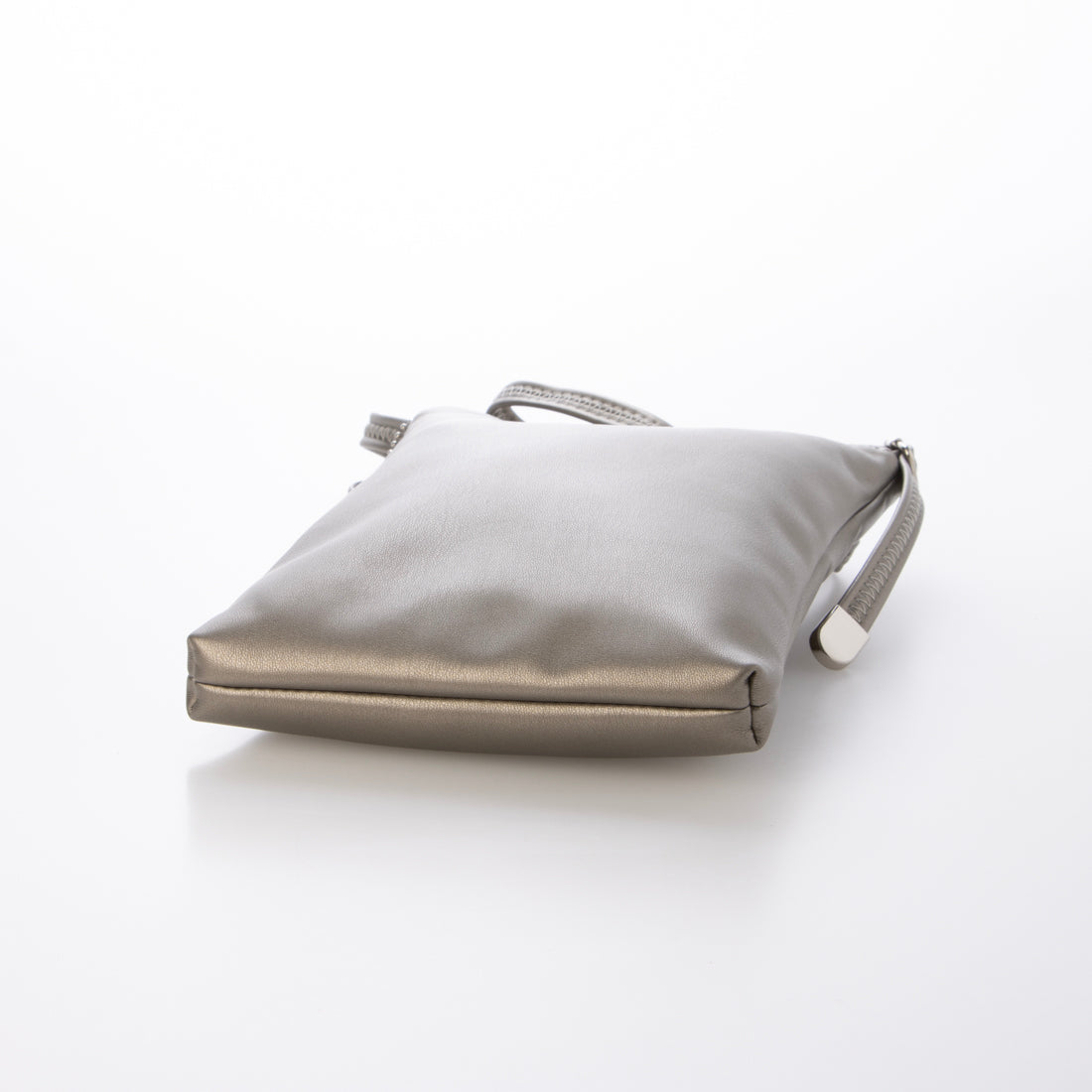 モーヴ mauve 【Lサイズ】柔らかなフェイクレザーのスマホショルダー (ブロンズ) ブロンズ