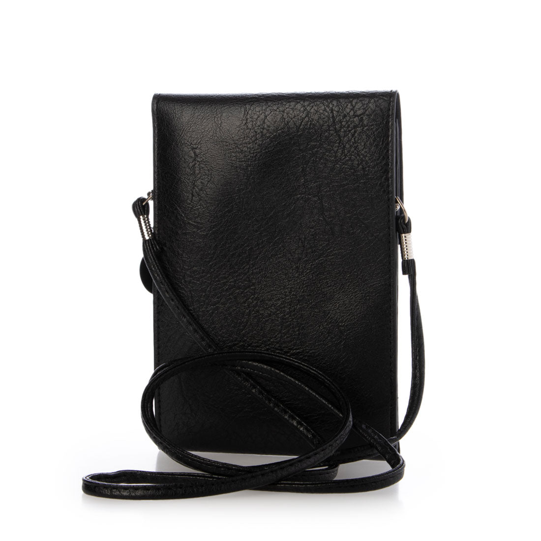 モーヴ mauve フラップデザインスマホショルダー (ブラック) ブラック