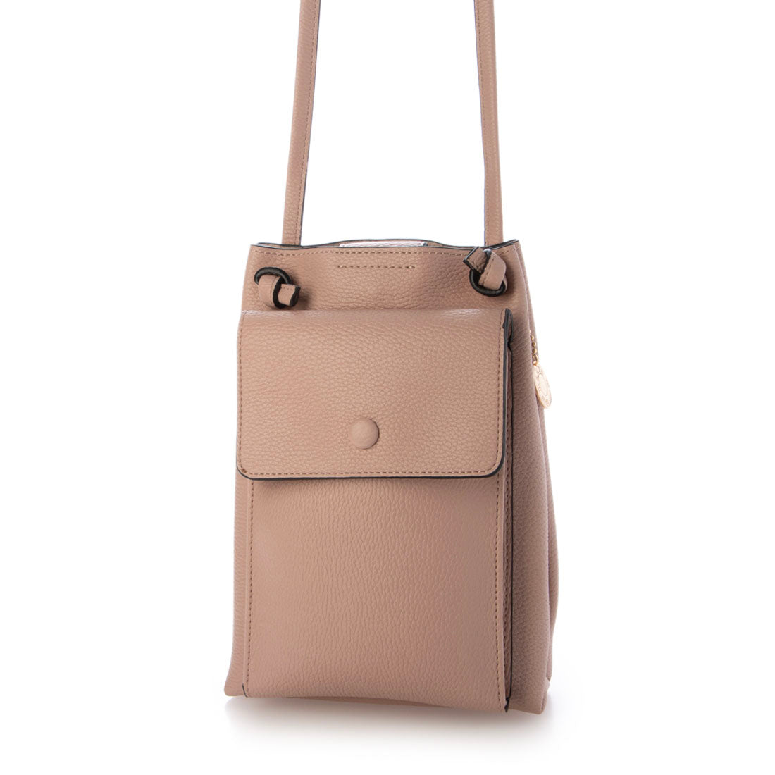 モーヴ mauve スマホショルダー 外ポケット付き ミニショルダー (ピンク) ピンク