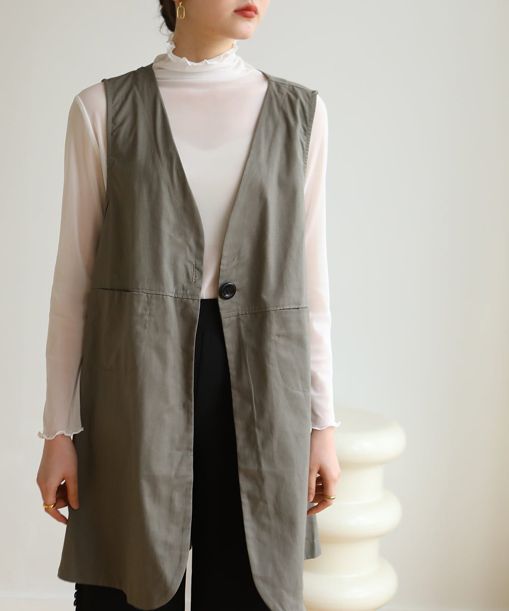 メゾンドラティール maison de LATIR 重ね着用アイテムインナーウェアー シアー素材 (ホワイト) ホワイト