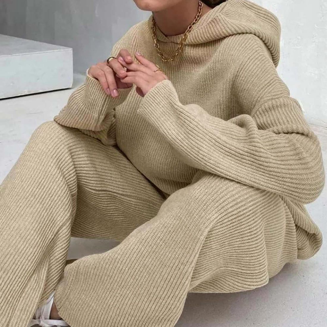 メゾンドラティール maison de LATIR カジュアルセットアップパンツ