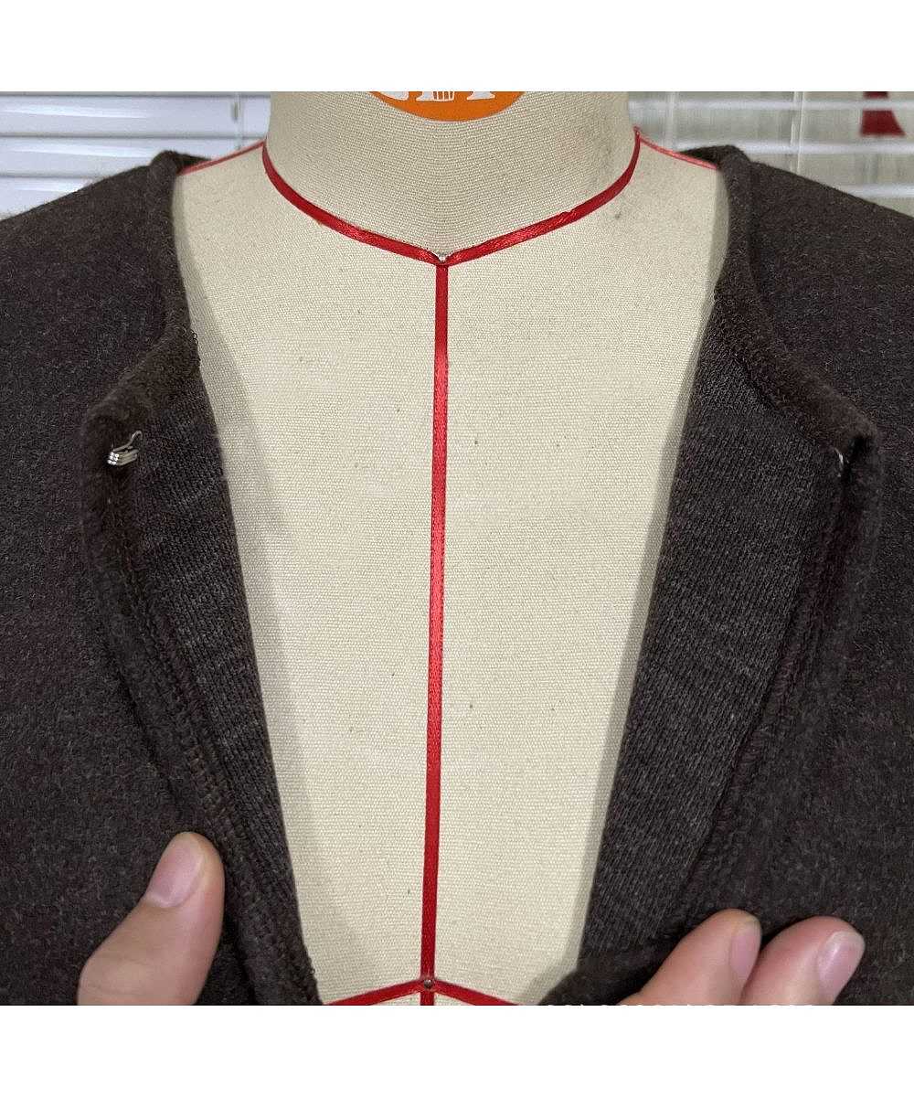 メゾンドラティール maison de LATIR ノースリーブミドル丈コート ベスト・ジレ (ブラウン) ブラウン