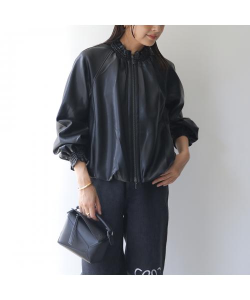 マリリンムーン MARILYN MOON MARILYN MOON ブルゾン soft eco-leather blouson 4253-127 (49/D-BROWN) 49/D-BROWN