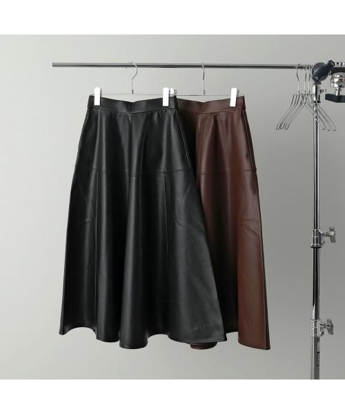 マリリンムーン MARILYN MOON MARILYN MOON スカート soft eco-leather circular skirt (49/D-BROWN) 49/D-BROWN